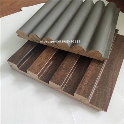 Sosnowe karbowane panele ścienne