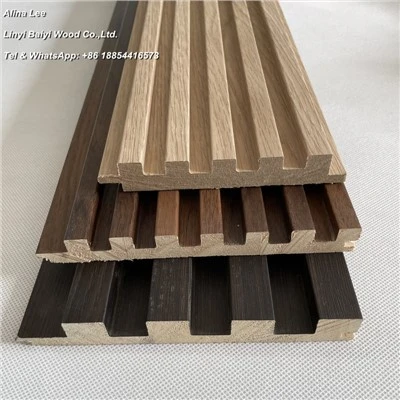 Drewniany panel fletowy Pvc Mdf Panel ścienny