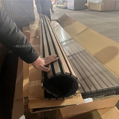 Elastyczne akustyczne drewniane panele ścienne dębowe fornir - 2400 mm x 600 mm