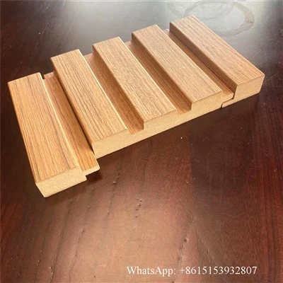 W pomieszczeniu panele ścienne MDF MDF MDF Louvers MDF Rowlowane panelami rowkowymi